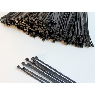1000 St. Kabelbinder Basic Tie schwarz