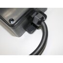 CEE Stromverteiler Vollgummi  CEE Stecker 2m Kabel auf 3 x CEE 400V 16A IP44