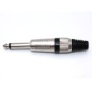 10 St. Klinkenstecker 6,3 mm mono farbig...