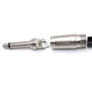 10 St. Klinkenstecker 6,3 mm mono farbig Metallgehäuse Lötanschluß