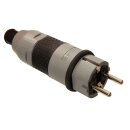 ABL Sursum SCHUKOultra II Schukostecker grau/schwarz
