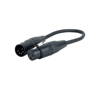 DAP Audio DMX Adapterkabel FLA36   5-polig auf 3-polig